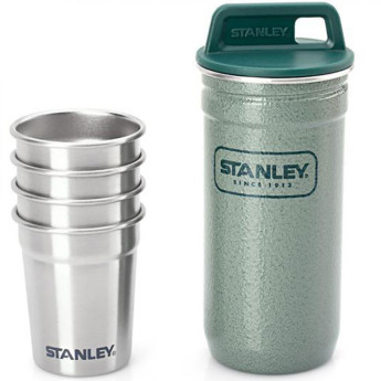 Stanley Adventure — стопки в футляре 0,59 л, зелёные (10-01705-003)